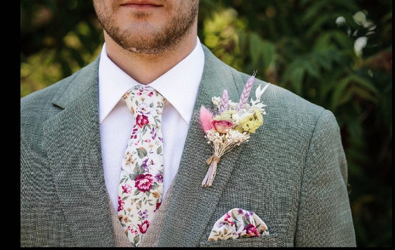 rose flower tie
