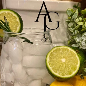 Custom Personalized Drink Stirrers - Elegant Cocktail Stir Sticks for Weddings, Parties, Anniversaries, Special Events - (6 Inches)
