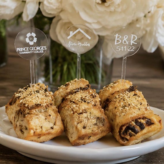 Custom Acrylic Appetizer Skewers