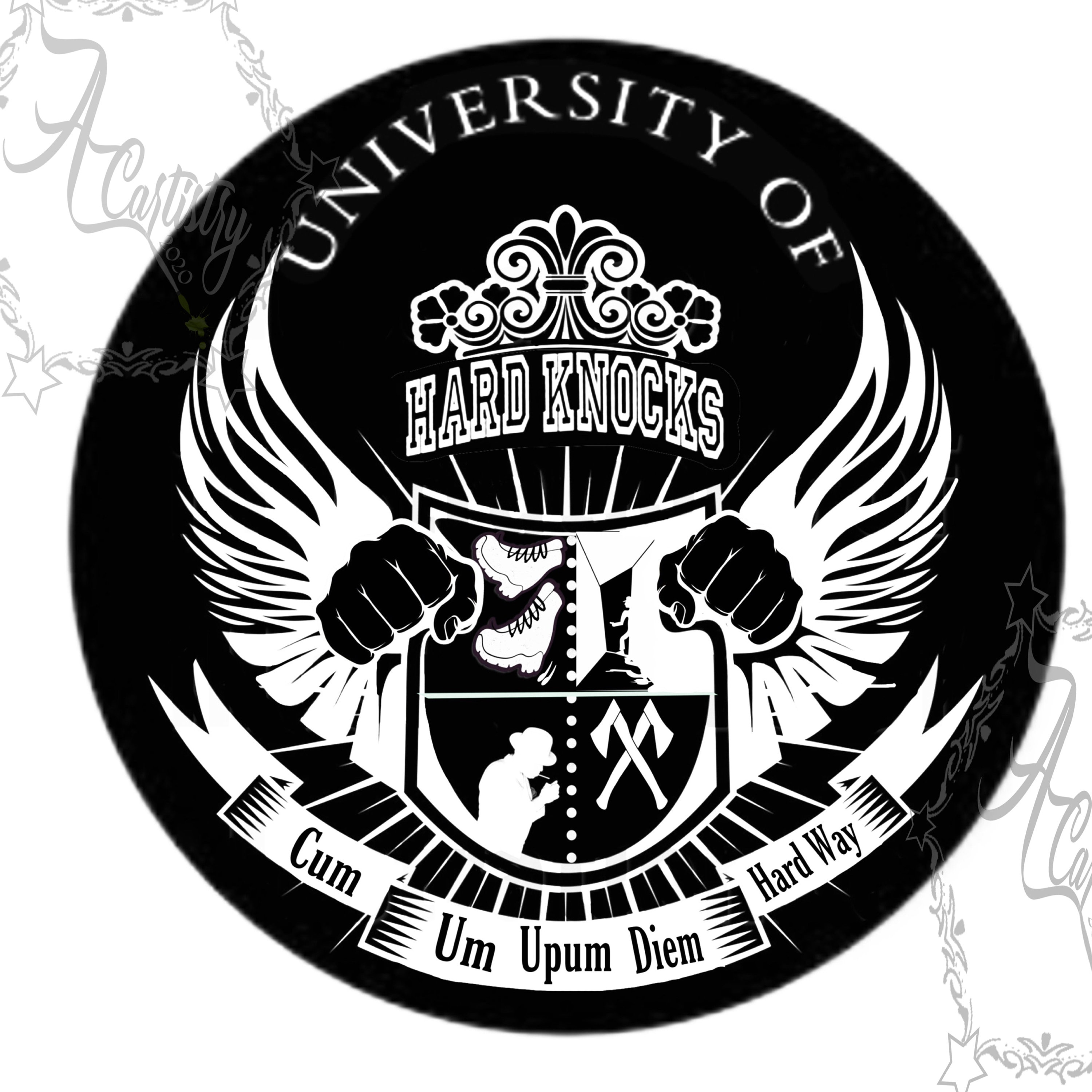 Hard Knocks University Crest Digital Download Package Svg Etsy