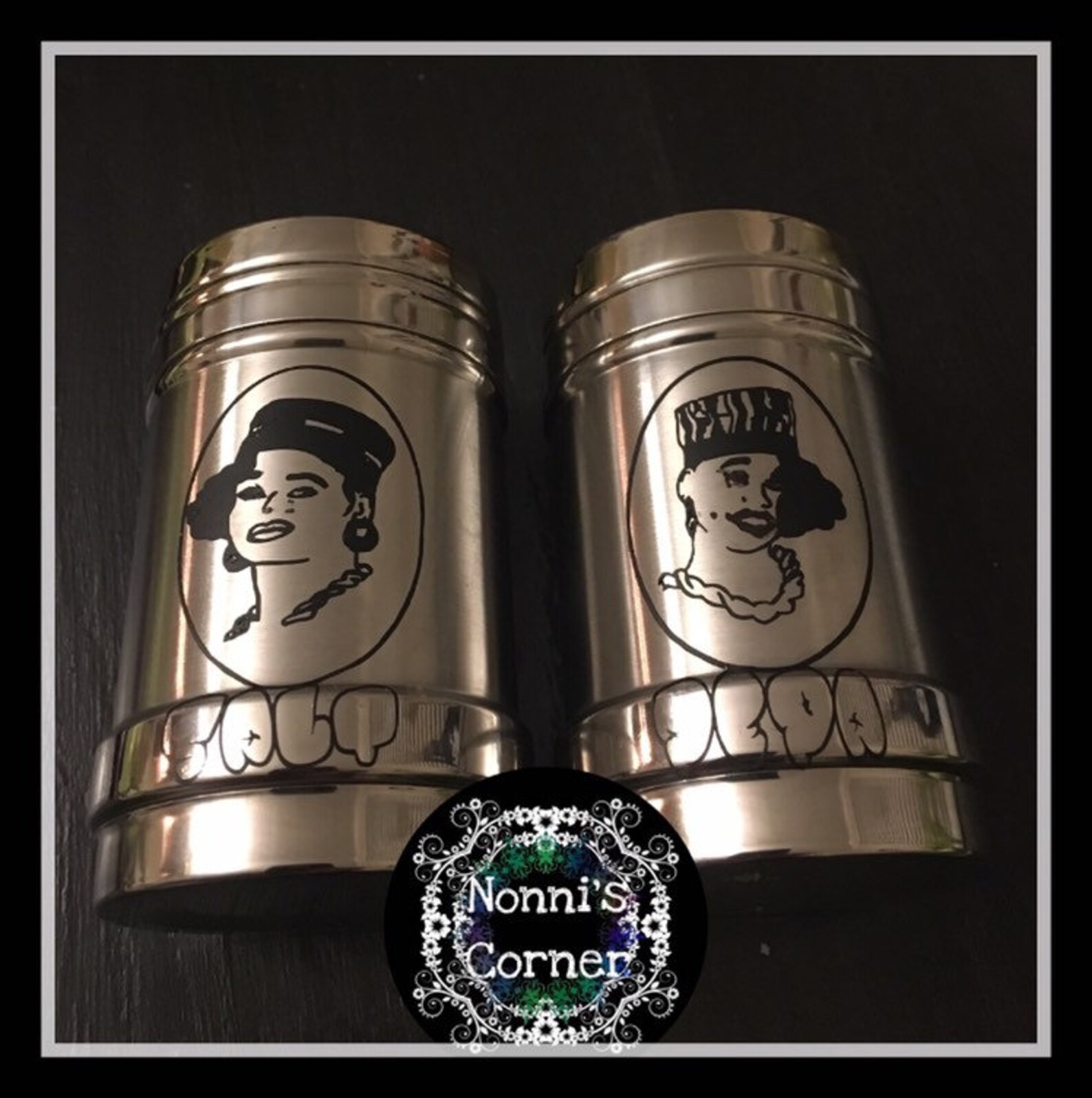 Salt & Pepa Salt and Pepper Shakers Etsy