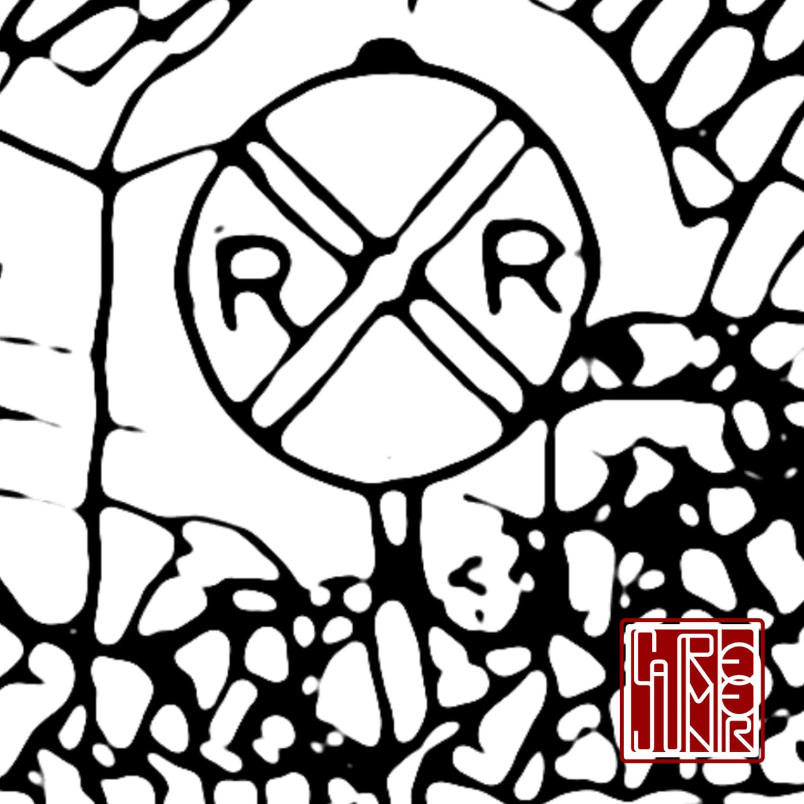 Railroad Crossing Digital Adult Coloring Page PDF Download | Etsy