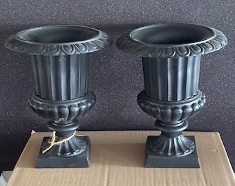 VENETIAN FLUTED URN Pair