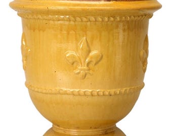 0 één paar AUTHENTIEK ANDUZE-aardewerk van Le Madeleine met de Fluer De Lis! Lage voorraad! Voorraadopruiming!