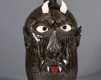 GEORGIA Face Jug by Wayne Hewell. Free Shipping Sale!
