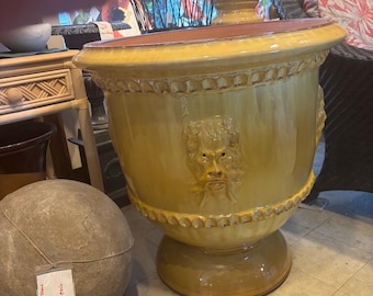 0 één paar AUTHENTIEK ANDUZE-aardewerk van Le Madeleine met Faunes.! Lage voorraad!  Verkrijgbaar in blauw, groen, geel en vlam.