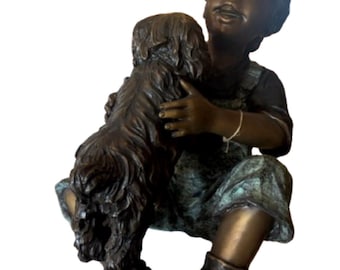 Bronze Boy and Puppy Dog