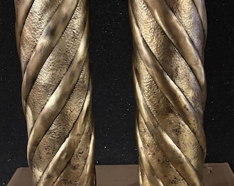 PAIR WORLD WAR I  French Trench Art Price Reduction!