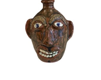 Albert Hodge Face Jug. Rare and on Sale!