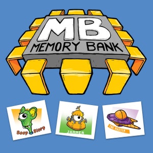 Memory Bank Card Game - Colorbook4Nerdlings by Sean McMenemy