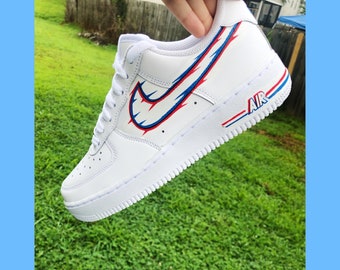 custom glitch air force 1
