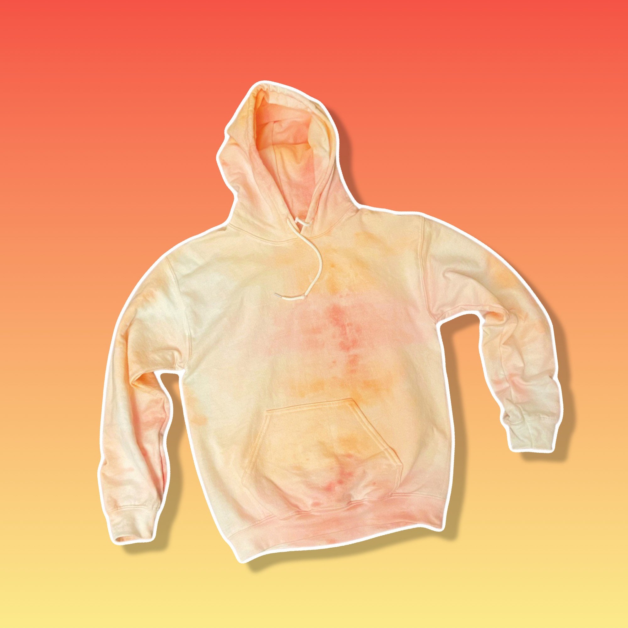 UNISEX Color Changing Hoodie red Orange to Orange Yellow - Etsy Singapore