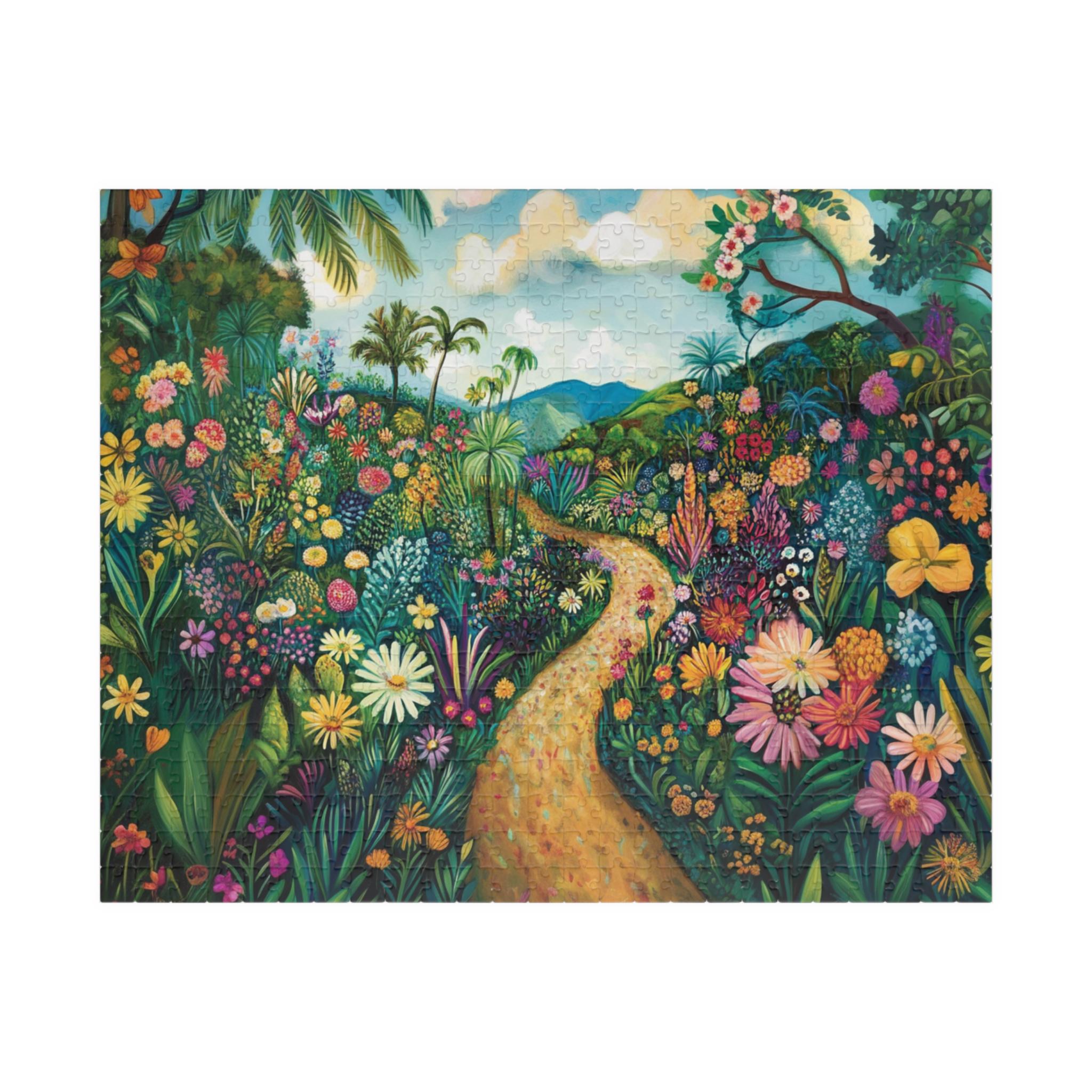 Wildflowers Puzzle (110 252 520 1014-piece) Flowers Puzzle Flower