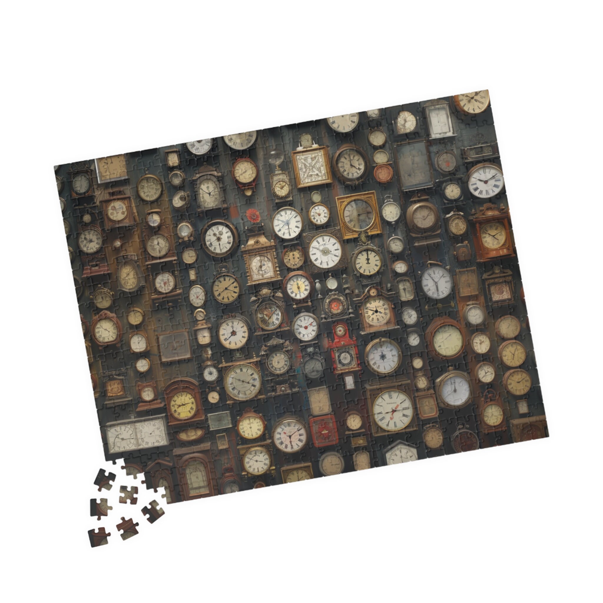 PUZZLE/38Beets：未開封CD ON SALE, Old Clock Puzzle (110, 252, 520, 1014-piece