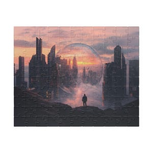 ON SALE, Futuristic World Puzzle (110, 252, 520, 1014-piece)