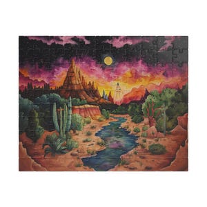 ON SALE, Desert at Night Puzzle (110, 252, 520, 1014-piece)