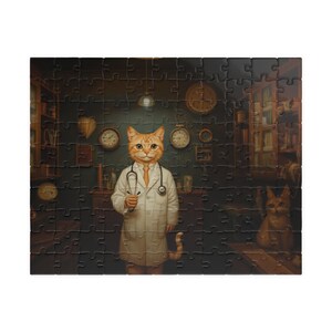 ON SALE, Vet Puzzle (110, 252, 520, 1014-piece) Cat Puzzle