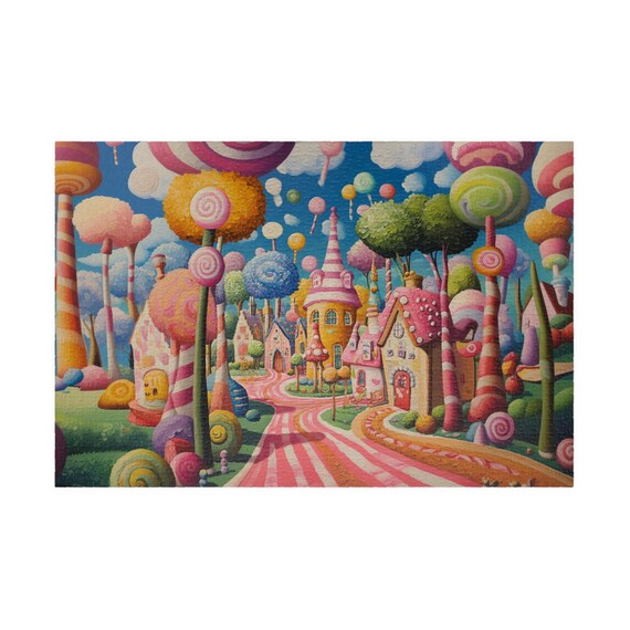 Candy City Puzzle (110 252 520 1014-piece) Candy Village Land