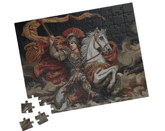 Artimus Griechische Mythologie Puzzle (110 252 520 1014 Teile) Reitpferd Mosaik Puzzle Geschenk für Puzzleliebhaber Spaß Indoor Hobby