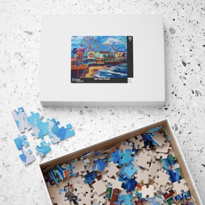 Carnival Wildwood New Jersey Jigsaw Puzzle: Beach Boardwalk Brain Teaser Cityscape Gift for Puzzle Lovers Relaxing Indoor Hobby City image 10