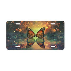 ON SALE, Colorful Butterfly Vanity Plate