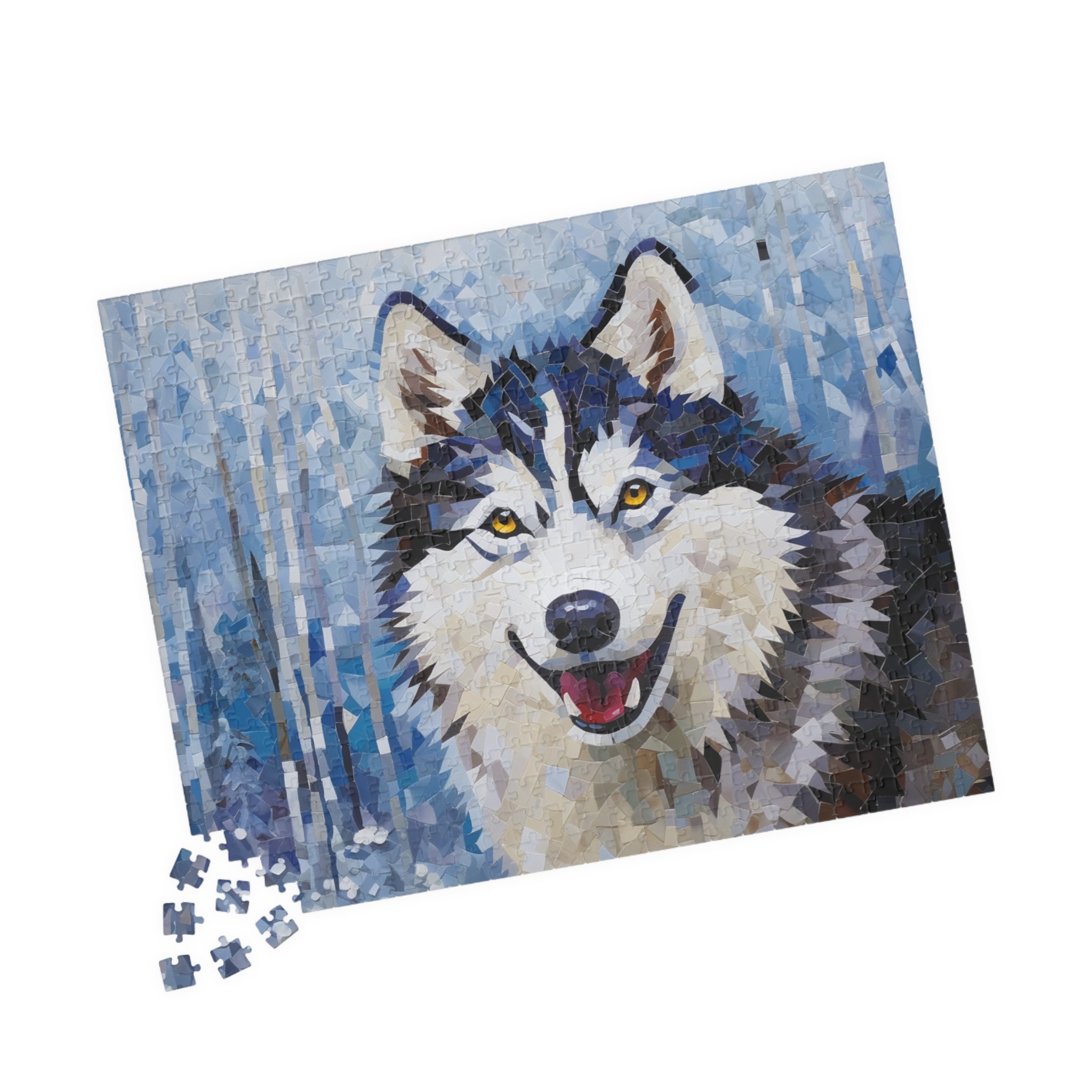 Siberian Husky Dog Puzzle (110 252 520 1014-piece) Animal Puzzle