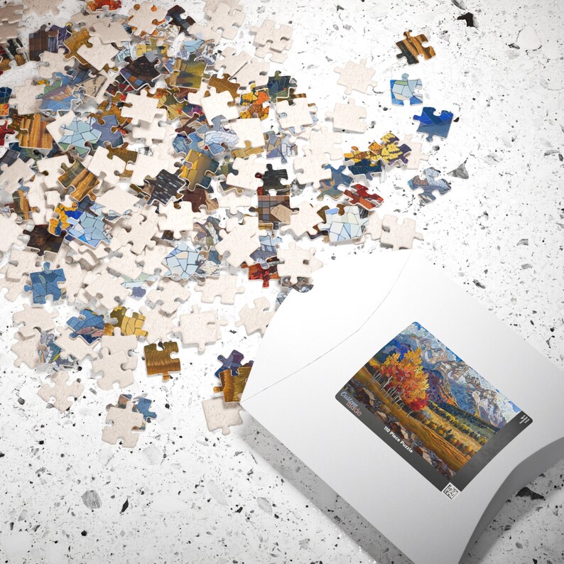 Montana Mountains Puzzle (110 252 520 1014-piece) Jigsaw Puzzle Brain Teaser Fall Jigsaw Puzzle Fall Game Fall Puzzle Buy Multiple Gift image 7