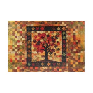 Fall Tree Leaves Puzzle (110 252 520 1014-piece) Autumn Jigsaw Puzzle Brain Teaser Fall Jigsaw Puzzle Fall Game Fall Puzzle image 4