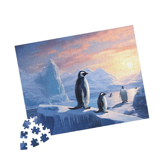 Puzzle De Pingüinos Invernales 100 Piezas – Un Reto Divertido Para Toda La Familia