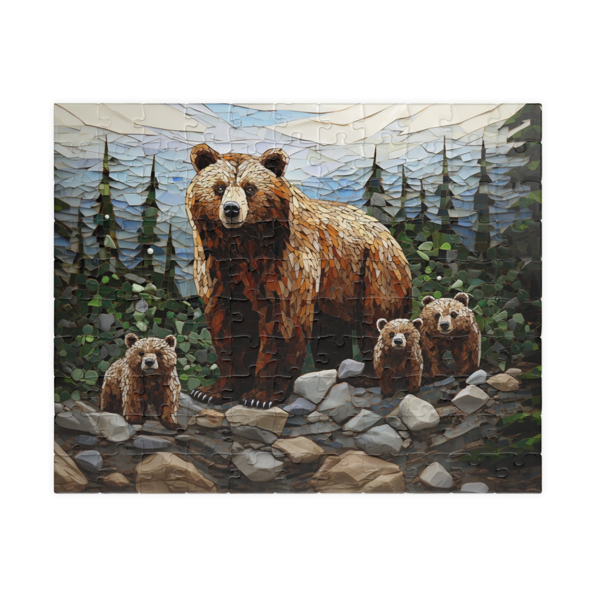 ON SALE, Bear and Cubs Puzzle (110, 252, 520, 1014-piece