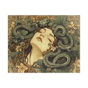 Medusa Sleeping Puzzle (110, 252, 520, 1014-piece) Greek Mythology Puzzle