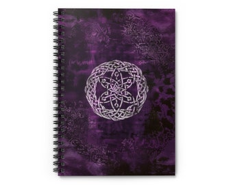 Celtic Design Spiral Notebook - Ruled Line 6 in. by 8 in.