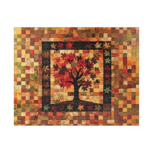 Fall Tree Leaves Puzzle (110 252 520 1014-piece) Autumn Jigsaw Puzzle Brain Teaser Fall Jigsaw Puzzle Fall Game Fall Puzzle image 2