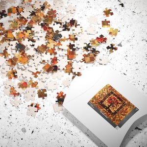 Fall Tree Leaves Puzzle (110 252 520 1014-piece) Autumn Jigsaw Puzzle Brain Teaser Fall Jigsaw Puzzle Fall Game Fall Puzzle image 7