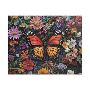 Butterfly Flower Puzzle (110, 252, 520, 1014-piece)