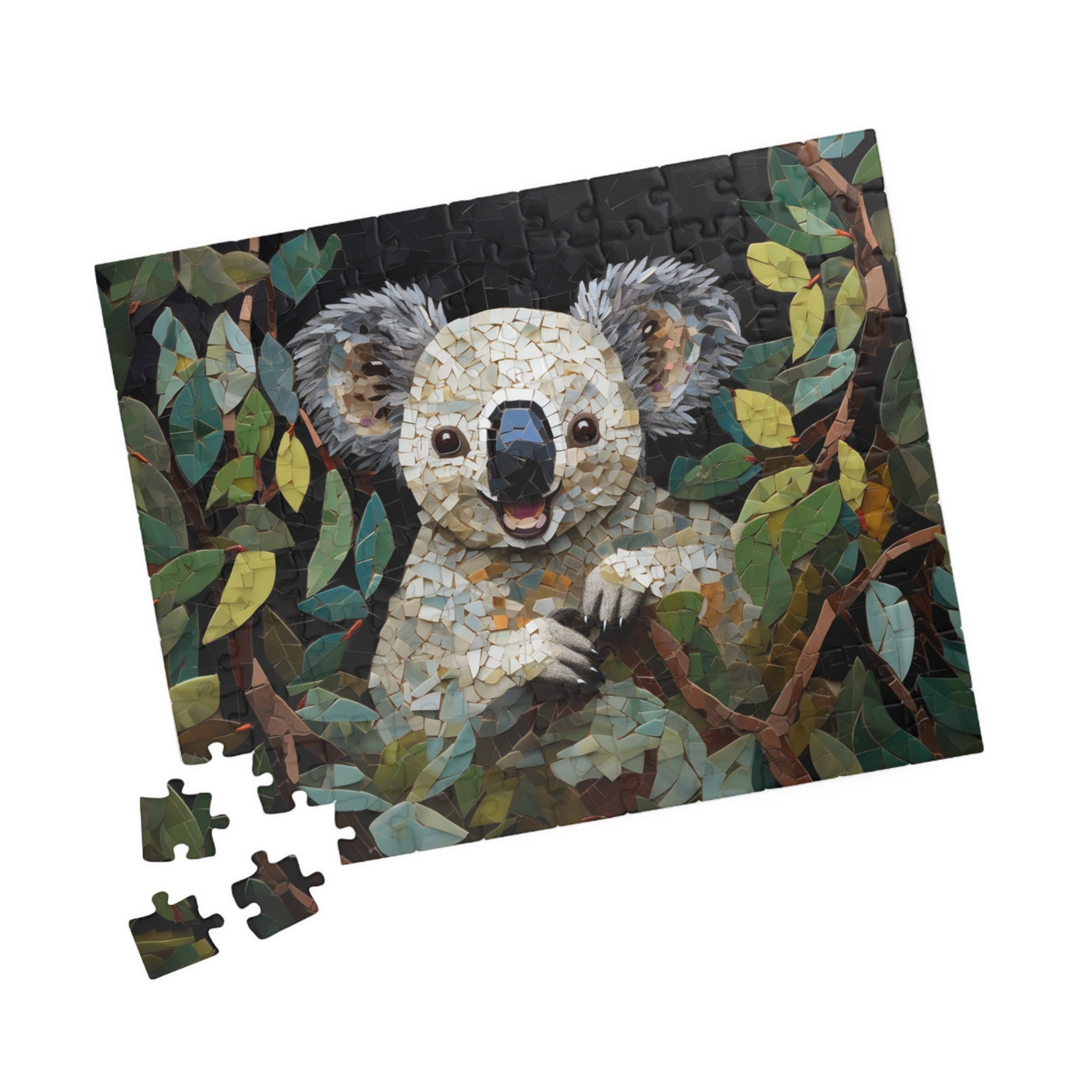 ON SALE, Koala Bear Puzzle (110, 252, 520, 1014-piece) Animal Puzzle, Adult Puzzle, Jigsaw Puzzle, Brain Teaser Game, Koala Bear Art, Mosaic