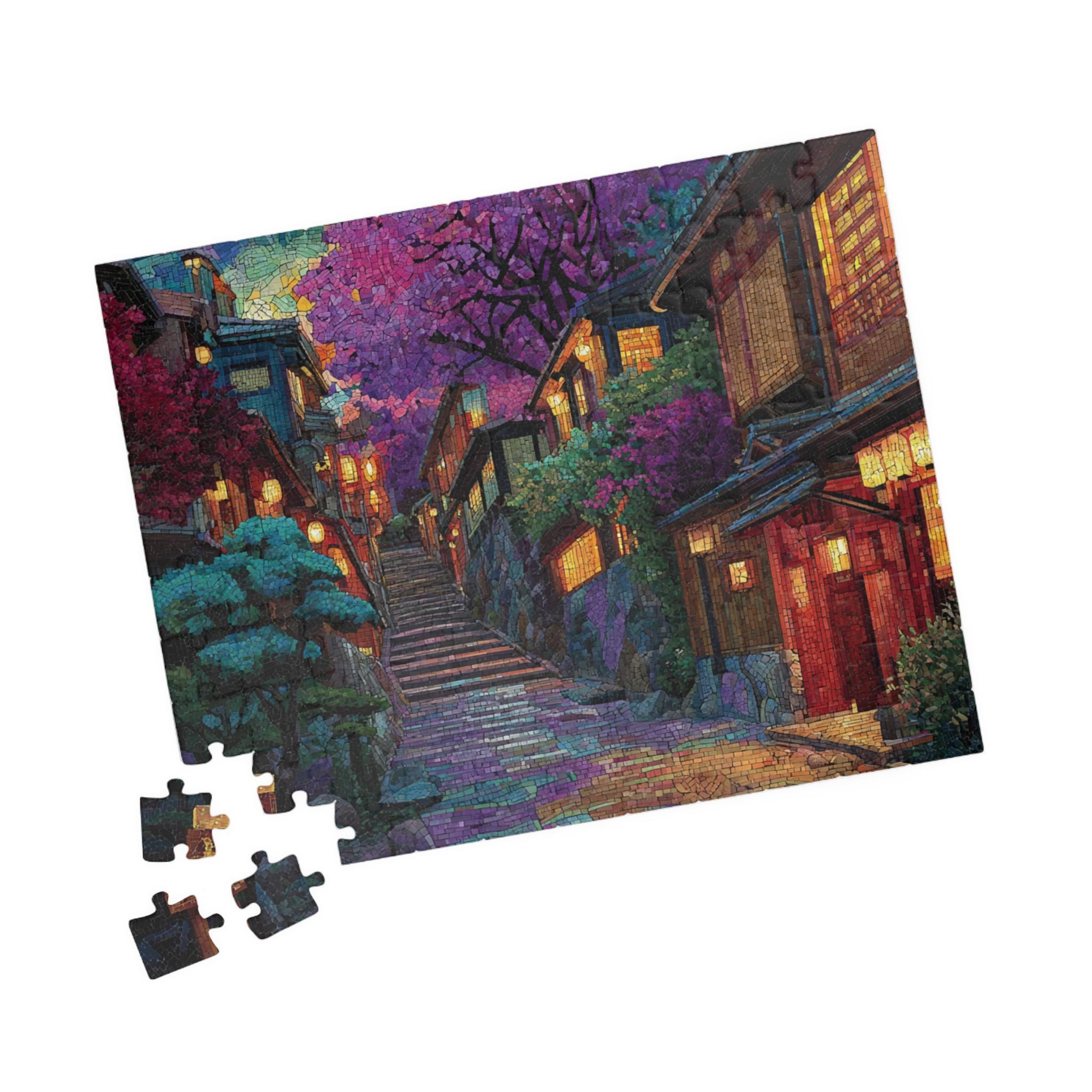 Japan Houses Puzzle (110 252 520 1014-piece) Japan Neighborhood