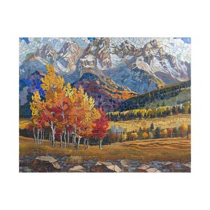 Montana Mountains Puzzle (110 252 520 1014-piece) Jigsaw Puzzle Brain Teaser Fall Jigsaw Puzzle Fall Game Fall Puzzle Buy Multiple Gift image 8