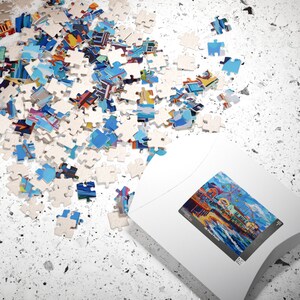 Carnival Wildwood New Jersey Jigsaw Puzzle: Beach Boardwalk Brain Teaser Cityscape Gift for Puzzle Lovers Relaxing Indoor Hobby City image 7