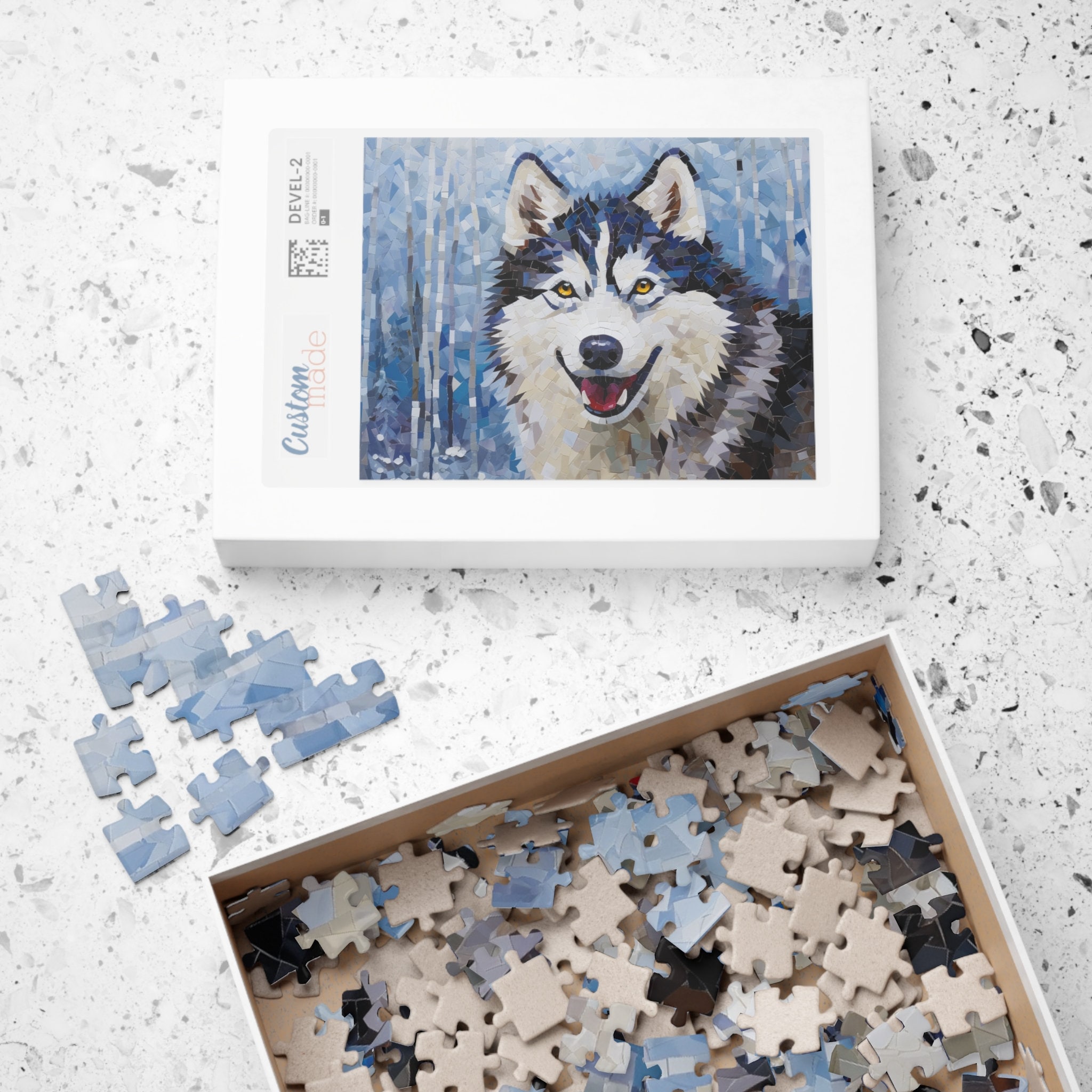 Siberian Husky Dog Puzzle (110 252 520 1014-piece) Animal Puzzle