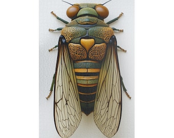 Zikaden-Puzzle (1014 Teile) – Knobelspiel, Tierpuzzle, Naturpuzzle, Insektenpuzzle, Insektenspiel – Jetzt mehrere kaufen – Geschenkidee