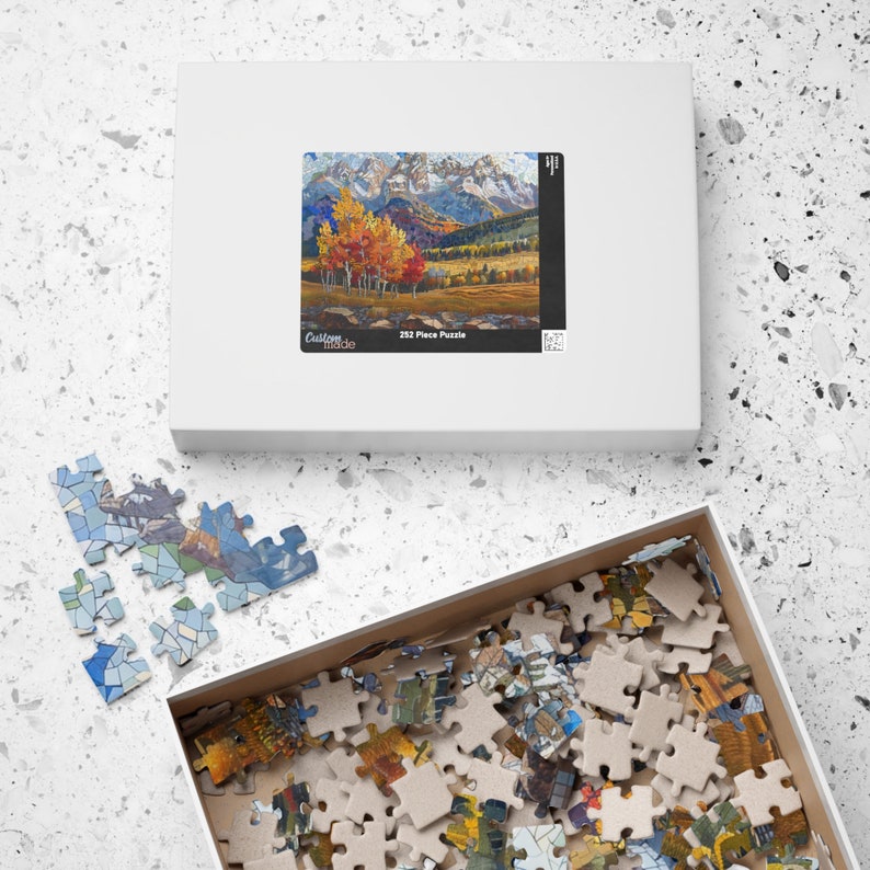 Montana Mountains Puzzle (110 252 520 1014-piece) Jigsaw Puzzle Brain Teaser Fall Jigsaw Puzzle Fall Game Fall Puzzle Buy Multiple Gift image 10
