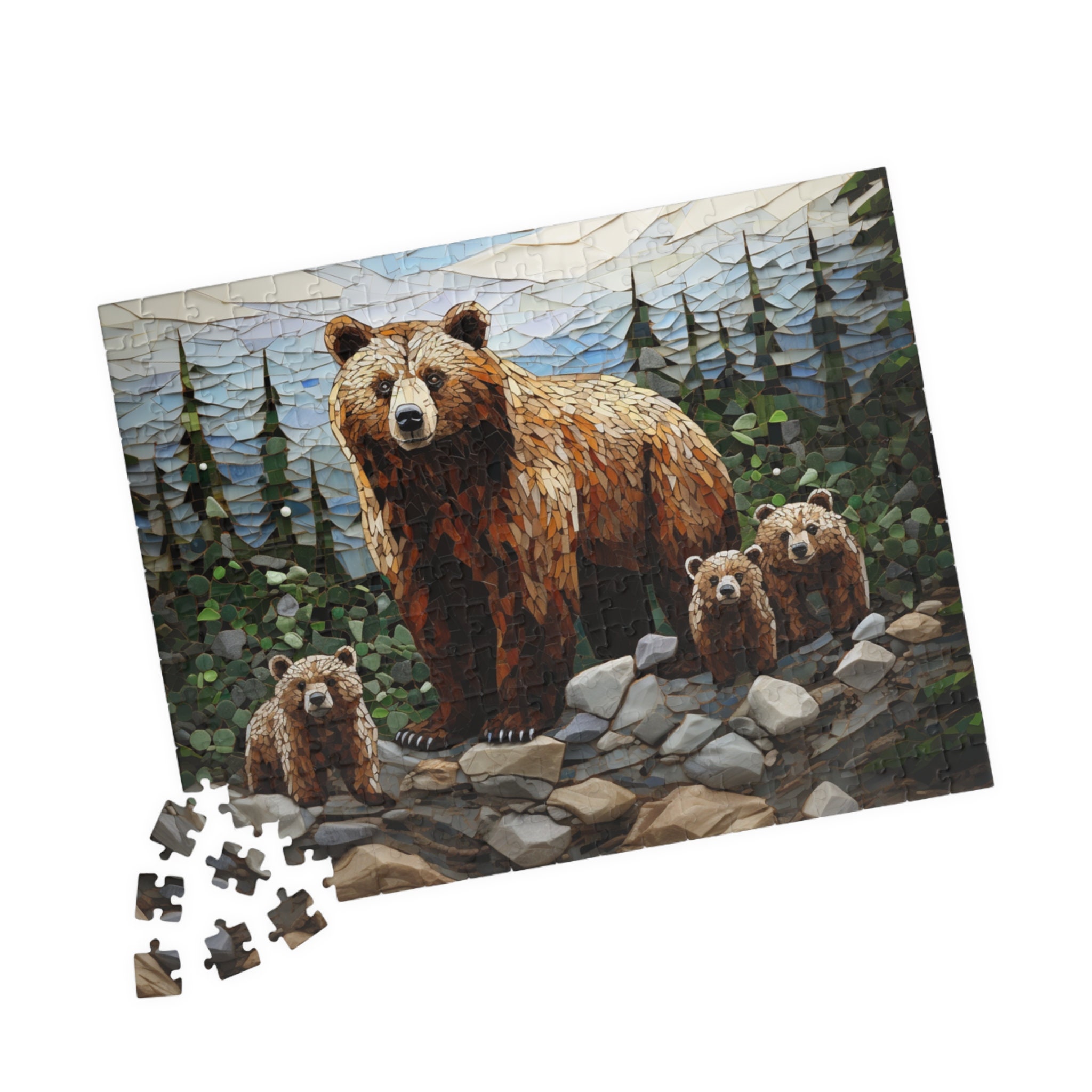 ON SALE, Bear and Cubs Puzzle (110, 252, 520, 1014-piece