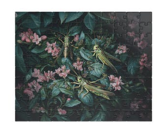 Heuschrecken-Puzzle: Insektenmotiv (110–1014 Teile) – Insektenpuzzle, Geschenk für Puzzle-Fans, lustiges Hobby für drinnen