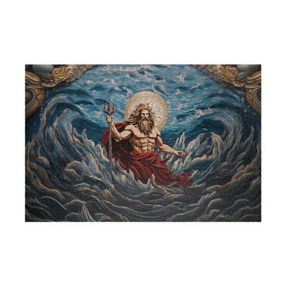 Poseidon Puzzle (110 252 520 1014-piece) God of the Sea Greek