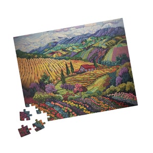 ON SALE, Napa Valley California Puzzle (110, 252, 520, 1014-piece), Jigsaw Puzzle, Brain Teaser