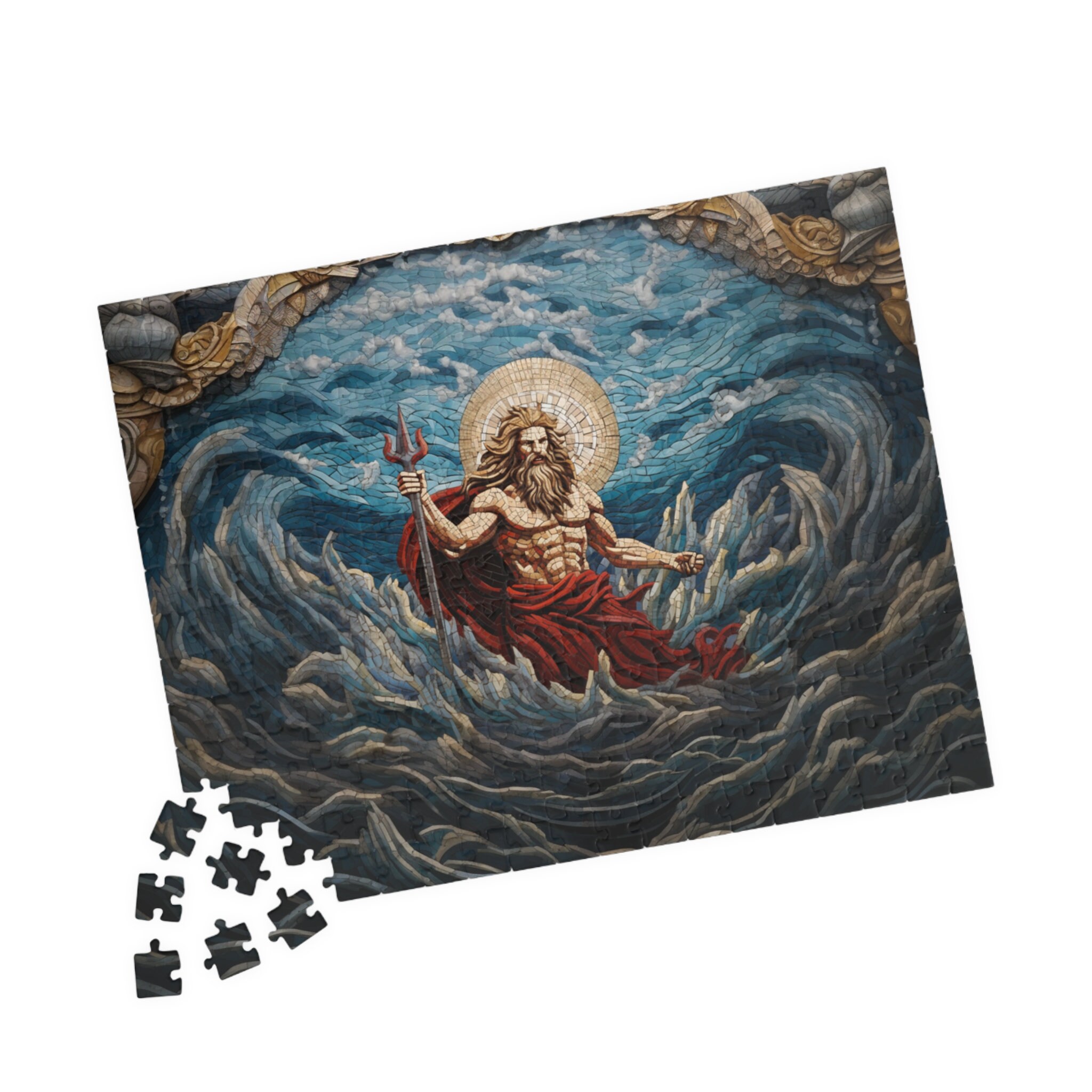 Poseidon Puzzle (110 252 520 1014-piece) God of the Sea Greek