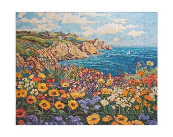 California Puzzle (110 252 520 1014-piece) Ocean View Puzzle National Park Jigsaw Puzzle Park Puzzle Gift for Puzzle Lovers Fun Indoor Hobby