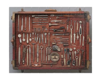 Medizinische Werkzeuge Puzzle (110 252 520 1014-teilig) Werkzeug Puzzle Krankenschwester Werkzeuge Puzzle Geschenk für Puzzleliebhaber Spaß Indoor Hobby