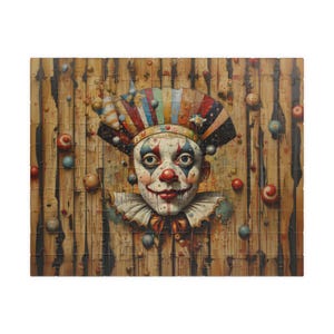 ON SALE, Clown Puzzle (110, 252, 520, 1014-piece), Jigsaw Puzzle, Fun Game, Adult Puzzle, Brain Teaser